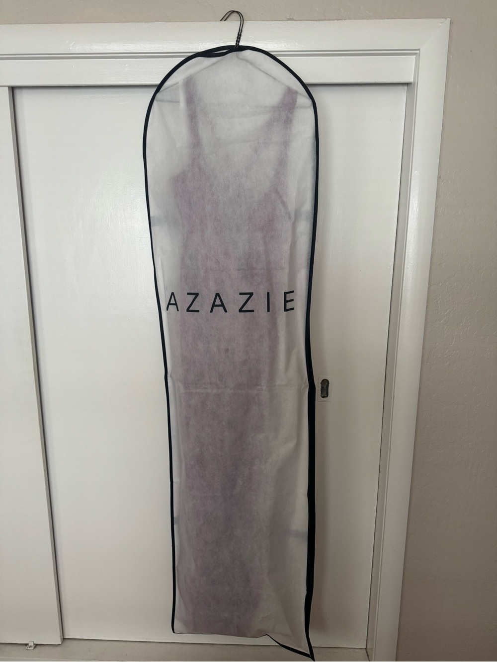 Azazie Mero Mulberry Square-Neck Dress - Picture 15 of 15